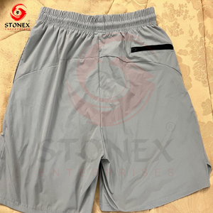 2025 New Design Oem Men Casual Shorts High Waist <b>Drawstring</b> Polyester And Spandex Plus Size Sport Shorts - Product Image 5