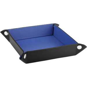 Plateau décoratif élégant en cuir PU fait à la main, fond en velours, poignée personnalisée, options de gravure et de placage, utilisation sur le bureau, personnalisé - Product Image 1