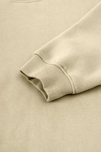 เสื้อสเวตเชิ้ตผู้ชายแบบกำหนดเองขายส่ง ผ้าฝ้าย 100% บุซับในสำหรับฤดูหนาว ผ้าฟลีซ 350gsm คอกลม ทรงโอเวอร์ไซส์ - Product Image 3