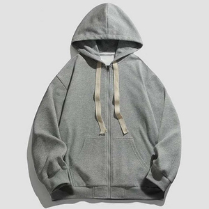 Dernier modèle Design de qualité supérieure Meilleure vente Sweats à capuche à fermeture éclair surdimensionnés délavés à l'acide Style de rue Sweats à capuche personnalisés à prix responsable - Product Image 4