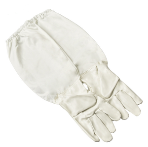 Guantes de apicultura OEM de alta calidad con logotipo personalizado y diseño de cuero de seguridad de tamaño XL con embalaje personalizado alto - Product Image 1