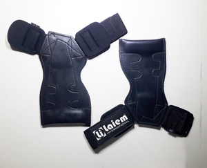 Laiem International-Empuñaduras de levantamiento de pesas de acero y goma duraderas para entrenamientos de gimnasia, ejercicio físico - Product Image 3