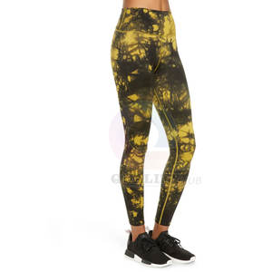 Mallas de Yoga con diseño de sublimación personalizado profesional para mujer, mallas transpirables suaves y cómodas para mujer a la venta - Product Image 4