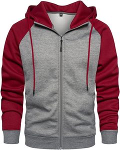 KWICLO High Quality Custom Logo Men's Hooded Bomber <b>Jacket</b> Reversible Eco-Friendly <b>Thin</b> Streetwear 100% Cotton <b>Waterproof</b> - Product Image 5