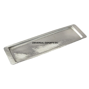 Bandeja de Chocolate martillada de Metal con forma clásica elegante y elegante, mesa decorativa ecológica, venta al por mayor, nueva bandeja de Chocolate - Product Image 2