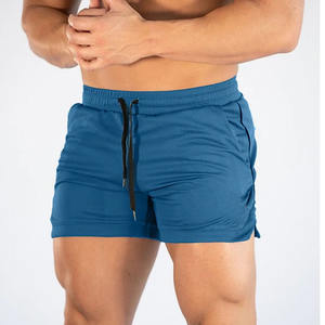 กางเกงขาสั้นออกกำลังกายผู้ชายคุณภาพสูง ดีไซน์ปรับแต่งได้ ลายเรียบ ผ้าแคนวาส แห้งเร็ว กันน้ำ บริการ OEM - Product Image 6