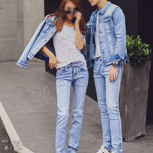Utilisation en extérieur, vêtements de mode, veste en jean unisexe, tenue décontractée, veste en jean d'hiver pour unisexe, de conception différente - Product Image 3