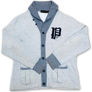 Cárdigan de Punto Unisex para Invierno con Decoración Bordada y Patrón de Patchwork, Material de Lana/Acrílico Transpirable y de Secado Rápido - Product Image 6