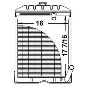 Radiateur pour Ford & New Holland / 847 861 900 901 2000 4030 - Product Image 1