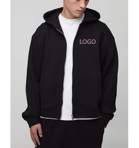 Sudadera con Capucha Personalizada de Doble Capa, Diseño Personalizado, Color a Elección, Algodón, Manga Larga, Suministro ODM, Logotipo Bordado, Sudadera con Cremallera para Hombre - Product Image 1