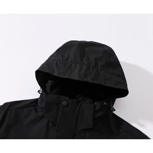 Chaqueta cortavientos ligera para hombre, capucha desmontable, resistente al agua, para exteriores, chaqueta de senderismo para hombre - Product Image 4