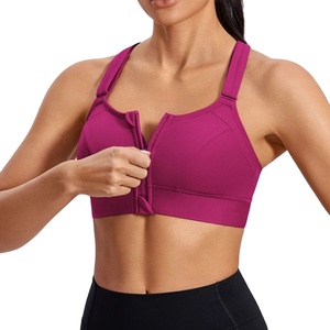สปอร์ตบราคุณภาพสูงสำหรับผู้หญิงไซส์ใหญ่ รองรับปานกลาง น้ำหนักเบา ระบายอากาศได้ดี ต้านเชื้อแบคทีเรีย แห้งเร็ว รุ่นปรับแต่งได้ ปี 2026 - Product Image 1