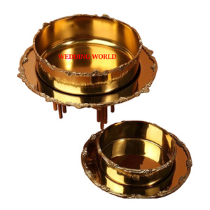 Bol à chocolat en métal plaqué argent poli miroir avec plateau Bol sucré de table de meilleure qualité Nouveau bol à chocolat vente chaude - Product Image 5