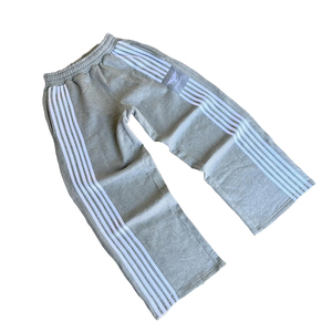 Pantalon de survêtement pour hommes de qualité supérieure personnalisé Style Baggy rayures latérales haute coton polaire chaud épais ample taille élastique Joggers - Product Image 4