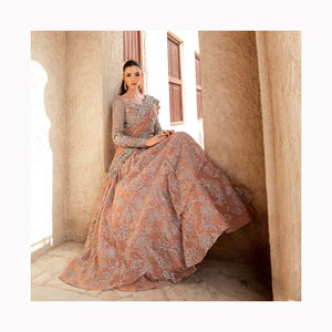 2024 OEM venta al por mayor impreso Dupatta Salwar Lehenga Choli Venta caliente Punjabi paquistaní costura trajes para mujeres ropa de mujer - Product Image 4
