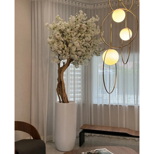 <span class=keywords><strong>Pot</strong></span> <span class=keywords><strong>de</strong></span> fleurs en fibre <span class=keywords><strong>de</strong></span> verre blanc, style nordique simple, décoration artistique, pots <span class=keywords><strong>de</strong></span> fleurs géants pour l'intérieur <span class=keywords><strong>de</strong></span> la maison, pots et jardinières - Product Image 3