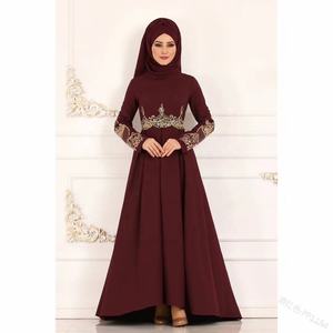 2023 musulman Islam vêtements pour femmes Ramadan robes marocaine longue Robe ample Maxi caftan broderie plis Hijab Robe Abaya - Product Image 3