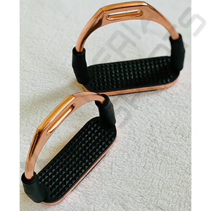 IBERIA Estribos ecuestres de equitación de acero inoxidable profesional de alta calidad, diseño cómodo personalizado al por mayor - Product Image 2