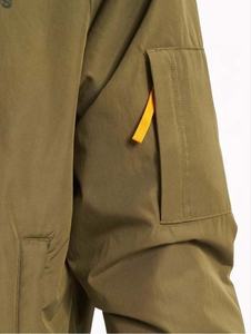 แจ็คเก็ตบอมเบอร์ไนลอนผู้ชาย ไซส์ใหญ่ สไตล์นักบิน แจ็คเก็ต OEM เสื้อโค้ทสตรีทแวร์ ขายส่ง แจ็คเก็ตบอมเบอร์บุซาตินสำหรับผู้ชาย - Product Image 5