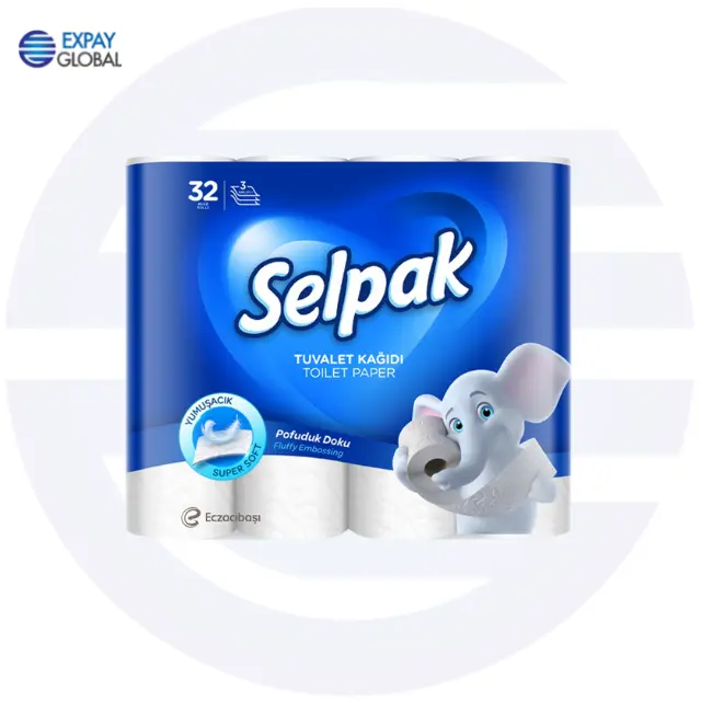 Voor Selpak Wc Papers 3 Ply 32 Rolls Originele Producten Alle Soorten