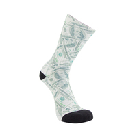 Chaussettes de sport décontractées personnalisées en coton/polyester/laine, anti-bactériennes, séchage rapide, respirantes, fines, noires et bleues, 10 paires