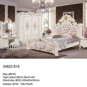 Juego de dormitorio de madera de lujo, estilo europeo, 34822-1818 - Product Image 6