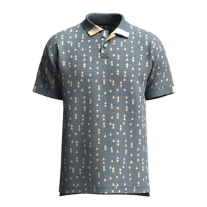 Camiseta de poliéster Spandex de alta calidad, camisetas de sublimación para hombres, camisetas polo de diseño impreso personalizado para hombres - Product Image 1