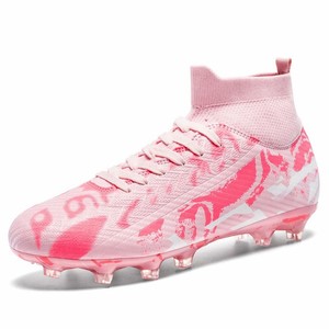 Chaussures de football pour hommes et jeunes de haute qualité en gros : Chaussures de football confortables, respirantes, à tige haute, antidérapantes et amortissantes - Product Image 2