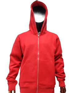 Servicio OEM, Sudaderas con Capucha Personalizadas con Logotipo Bordado, Ropa Personalizada con Cierre Frontal, Diseño de Esqueleto Gótico de Halloween, 100% Algodón, Corte Holgado - Product Image 2