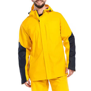 Chaqueta de montaña con cuello levantado para hombre de alta calidad 2025, chaqueta impermeable a prueba de viento con capucha para hombre - Product Image 6