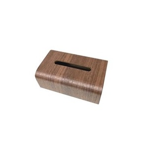 Porte-mouchoirs rectangulaire en bois, organisateur de serviettes en bois massif, écologique, personnalisable, fonctionnel et élégant pour les restaurants - Product Image 3