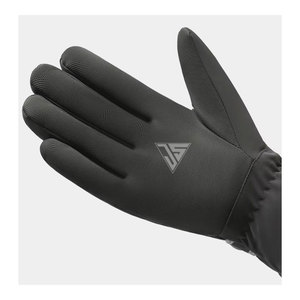 Gant d'écran tactile de neige de SKI d'hiver des hommes de vente chaude, fait à partir du tissu imperméable de polyuréthane/tissu antidérapant, fourrure intérieure - Product Image 4