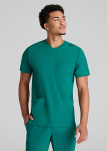 Tenues d'infirmière personnalisées en gros 2025, ensembles de blouses d'infirmière souples et extensibles pour hommes - Product Image 5