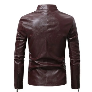 ¡Novedad de 2025! Chaqueta de cuero personalizada de alta calidad para hombre, ropa informal de diseño de alta moda, tela de lona para invierno - Product Image 2