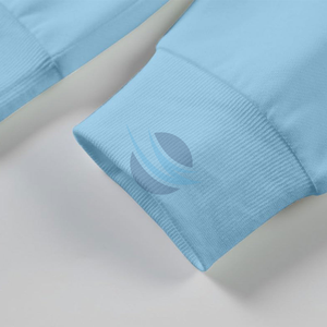 Conjunto corto de sudaderas con capucha para hombre de la mejor calidad, ropa de calle de manga larga de Color sólido con logotipo personalizado y conjunto corto - Product Image 2