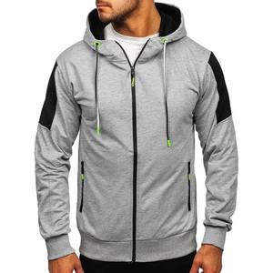 Meilleure qualité en gros Hoodies broderie personnalisée imprimé logo conception pas cher prix fermeture éclair matériel polaire séchage rapide homme sweat à capuche - Product Image 5