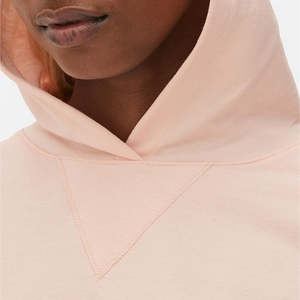 เสื้อฮู้ดครอปพิมพ์ลายโลโก้แบบกำหนดเองสำหรับผู้หญิง ไซส์พลัส ความยาวปกติ ผ้าฝ้าย 100% เป็นมิตรกับสิ่งแวดล้อม คุณภาพสูง - Product Image 4