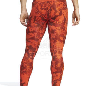 เลกกิ้งออกกำลังกายผู้ชายคุณภาพสูง ออกแบบเองได้ กระชับ ระบายอากาศ แห้งเร็ว มีกระเป๋าข้าง เอวยางยืด - Product Image 4