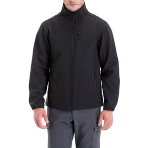 Veste coupe-vent légère et chaude pour homme, nouvelle mode, avec fermeture éclair, motif uni, pour la saison d'automne - Product Image 1