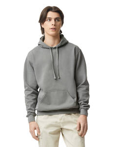 Sweat-shirt en éponge lavée unisexe avec logo personnalisé Sweat-shirt à capuche en mélange lourd-Sweat-shirt à capuche filé bleu indigo 1567 Hoodies - Product Image 6