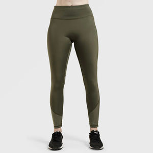 Leggings de sport taille haute en gros, sans couture, effet push-up, pantalon de yoga fitness avec logo personnalisé, fabriqué en soie, vêtements de sport pour femmes - Product Image 1