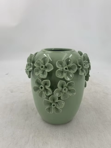 Les vases floraux en céramique vertâmes les plus vendus offrent des présentations esthétiques magnifiques, ajoutant une touche élégante pour transformer un espace simple en un style moderne. - Product Image 3