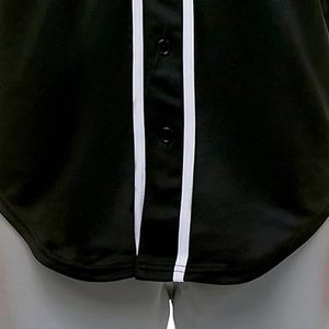 Camisetas de béisbol con botones personalizables para adultos, diseño único, características transpirables, ropa informal de fábrica, ropa de softball - Product Image 1