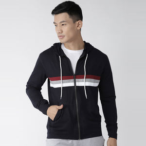 Sweat à capuche personnalisé de haute qualité avec fermeture éclair intégrale en coton écologique et confortable pour hommes, prix bas, tenues tendance - Product Image 5