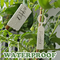 Étiquettes de plantes en plastique épais réutilisables, étiquettes personnalisées en plastique, étiquettes de nom de pépinière, fournitures de jardinage, étiquettes de plantes, marqueurs de jardin