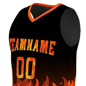 Uniformes de Baloncesto Personalizados de Alta Calidad Profesional 2026, Unisex, 100% Poliéster, Impresión por Transferencia de Calor - Product Image 4