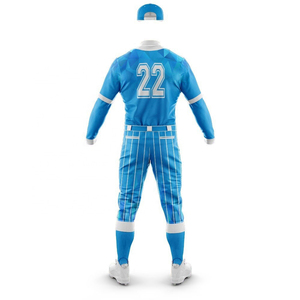 Ensemble de tenue de baseball personnalisée de haute qualité, imprimée par un designer, en maille respirante de polyester, vêtements de sport à séchage rapide, numérotation d'équipe, pas cher - Product Image 4