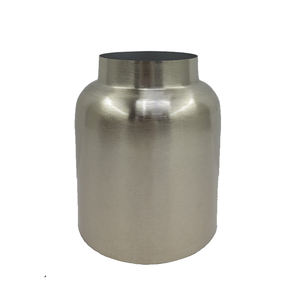 Bougeoir décoratif en aluminium plaqué cuivre de créateur de luxe fait main personnalisé en vrac - Product Image 4