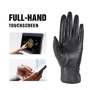 Guantes de cuero hechos a mano de primera calidad de tacto suave con diseño moderno y elegante - Product Image 3