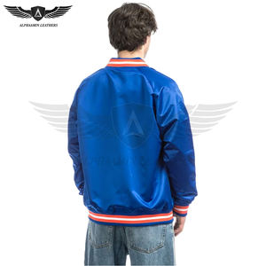 Chaquetas Varsity Vintage de Satén para Adultos, Ligeras, de la Más Alta Calidad, con Logotipo Propio, Producto Premium, Mejor Proveedor - Product Image 2